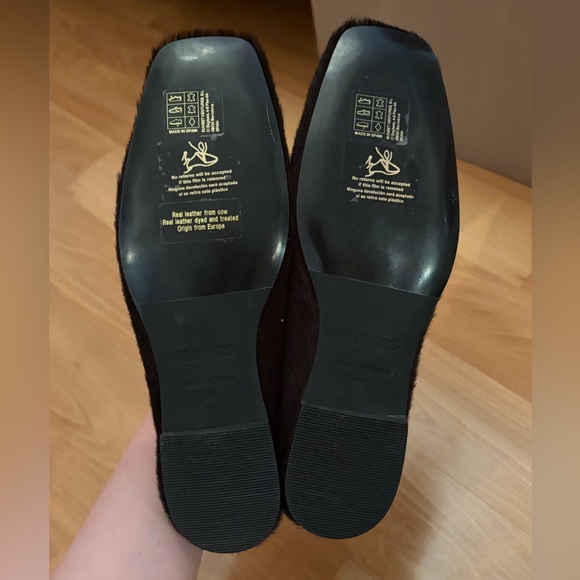NWT Alohas Sway Ballet Flat Dark Brown Cowhide Size 39 - Picture 5 of 10
